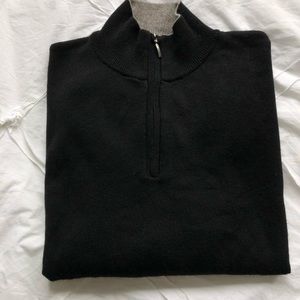 Cashmere Quarter Zip Pullover